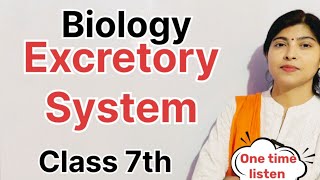 Excretory System  Biology  Science class 7thicsc and cbse boards  202425 [upl. by Ecadnac]