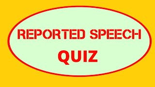 Reported speech – Test English Grammar Test [upl. by Micah]