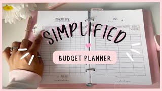 My Simplified Budget Planner  SimpleShopz [upl. by Aguie]