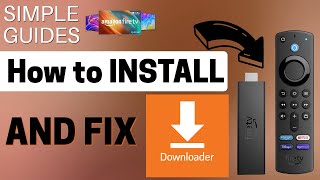 HOW to INSTALL AND FIX DOWNLOADER on your FIRESTICK [upl. by Neelon654]