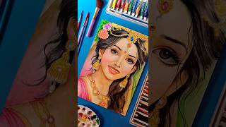 Watercolor Portraits That Capture Inner Beauty  Sn Art shorts [upl. by Ivon59]