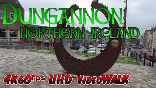 Walking in Dungannon  NORTHERN IRELAND VideoWalk 4K60ᶠᵖˢ UHD🔴 [upl. by Dralliw]