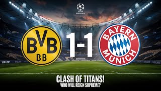 Dortmund vs Bayern Intense Rivalry Ends in a Dramatic Draw 🔥  Bundesliga Highlights 2024 [upl. by Eniamzaj]