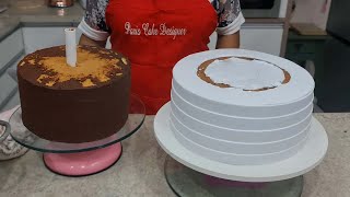 BOLO DE CASAMENTO EM CHANTININHO  DICAS INSCRÍVEIS PARA FAZER UM BOLO PERFEITO😱‪PARISCAKEDESIGNER‬ [upl. by Ettenwahs]