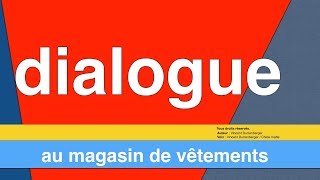 Comment acheter un vetement dialogue FLE [upl. by Oniram]