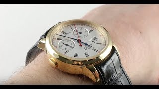 Glashutte Original Senator Rattrapante 9901010104 Luxury Watch Review [upl. by Jobi]