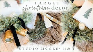 CHRISTMAS DECOR 2023 AT TARGET shop with me  studio mcgee threshold hearth amp hand christmas [upl. by Inness]