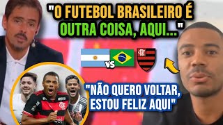 DE LA CRUZ CHOCOU IMPRENSA ARGENTINA FALANDO DO FUTEBOL BRASILEIRO E FLAMENGO  NEGOU VOLTA AO RIVER [upl. by Eillehs]