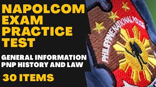 PNP Entrance Exam ReviewerPNP History and Law NAPOLCOM EXAM Practice Test [upl. by Anel]