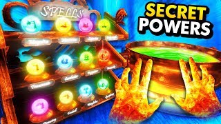 Crafting EVERY SPELL To Unlock SECRET WIZARD POWERS Waltz of the Wizard VR Funny Gameplay [upl. by Eittam91]