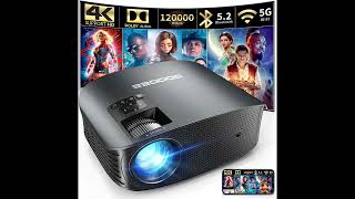 GooDee 4K Projector with WiFi amp Bluetooth – The Ultimate Home Theater Experience [upl. by Laurianne492]