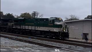 NS 64Q Leading southern 8099 heritage unit in Cordele GA [upl. by Cyd]