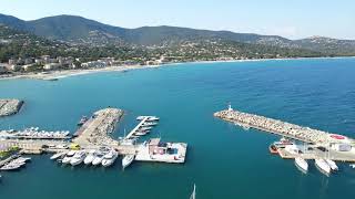 Golfe de SaintTropez  Port HERACLEA à CavalairesurMer vu du ciel [upl. by Artied]