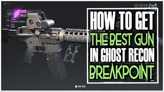 HOW TO GET THE BEST GUN IN GHOST RECON BREAKPOINT  M4A1 BLUEPRINT [upl. by Lore899]