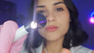 ASMR Roleplay Dermatologista Examina e cuida da sua pele💫Visual triggers e Fala suave [upl. by Brianna539]