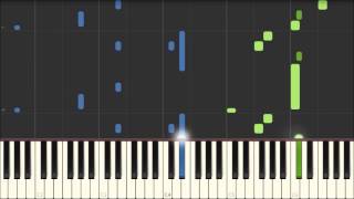 Pizzicato From Sylvia Ballet  Léo Delibes Piano Tutorial Synthesia [upl. by Best]