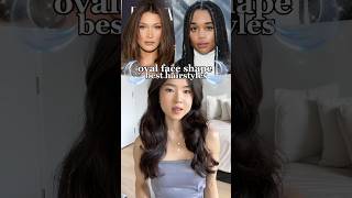 Oval face hairstyles 🤍✨ hairtok hair haircare hairstyle haircut hairstyles beautytips style [upl. by Gambrell]