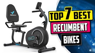 Best Recumbent Exercise Bike  Top 7 Reviews 2024 Buying Guide [upl. by Hsakaa604]