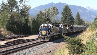 Skeena Pacific Video 2180 Rocky Mountaineer West Malakwa BC 20240710 1713hrs [upl. by Darcee]