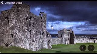 Images of Laugharne with Dylan Thomas Boathouse Castle etc [upl. by Angi20]