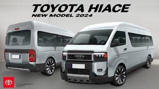 ALL NEW 2024 TOYOTA HIACE REDESIGN  Digimods DESIGN [upl. by Nakre]