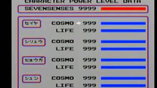 Saint Seiya Ougon Densetsu Kanketsu Hen 9999 Sevensenses 999 CosmoLife Password [upl. by Kempe972]