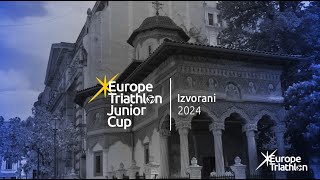 Europe Triathlon Junior Cup Izvorani 2024 [upl. by Cull]