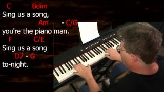 Learn to Play quotPiano Manquot by Billy Joel Key  C Major [upl. by Terrell157]