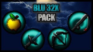 ★ Minecraft PvP Texture Pack l Blu 32x Pack ★ [upl. by Goodkin658]