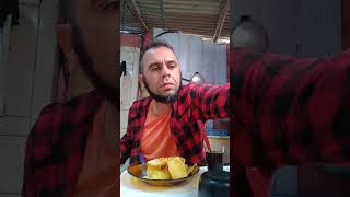 VAMOS COMER MANDIOCA COM OVO FRITO vlogs comer youtube viral [upl. by Eiboj]