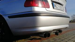 BMW E46 320d wydech  exhaust  przelot sound [upl. by Nedra]