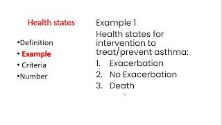 Markov model in health economics part 1 out of 3 health economics [upl. by Eedya]