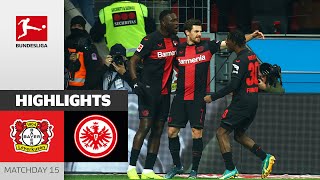 Bayer 04 Leverkusen  Eintracht Frankfurt  Highlights  Matchday 15 – Bundesliga 202324 [upl. by Jacy]