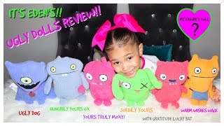 UGLY DOLLS DOLLS REVIEW WITH ITS EDEN  UGLY DOLLS MOVIE TOYS [upl. by Stead]