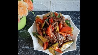 Острый салат 🔥 Мясо по китайски ДОЛЛАР салат салаты салатыбезмайонеза острыйсалат [upl. by Anjali]