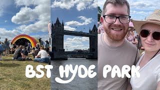 BST HYDE PARK MORGAN WALLEN Sightseeing in LONDON and walking tower bridge [upl. by Ahtel]