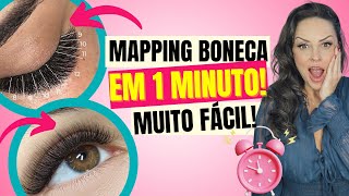 Aprenda a fazer o MAPPING BONECA em menos de 1 MINUTO nos dois olhos 👀 [upl. by Salokin898]