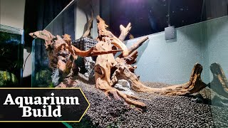 Shallow tank tutorial part 1  Hardscape [upl. by Dnarb]