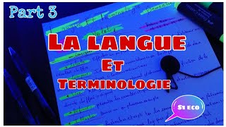 La Langue Et Terminologie S1 Économie Part 3 [upl. by Aiouqes255]