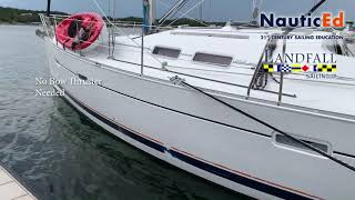 How to spring your sailboat or powerboat on to the dock singlehanded using a midships spring line [upl. by Leirvag]