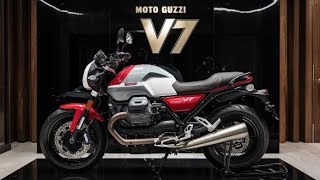 GUZZI GLORY New 2025 Moto Guzzi V7 First Look Overview  Retro Charm Meets Modern Muscle [upl. by Anneyehc]