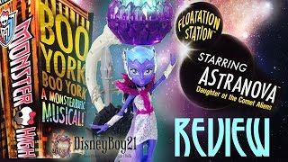 Monster High Boo York Astranova Floatation Station Doll Playset Review amp Unboxing [upl. by Eugen108]