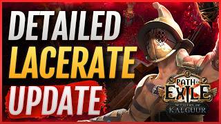 PoE 325 Bleed LACERATE Gladiator  Early Build UPDATE  Path of Exile Guide [upl. by Burgwell95]