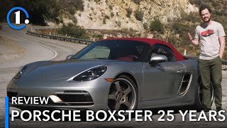 2021 Porsche Boxster 25 Years First Drive Review [upl. by Yanaton]