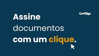 iziSign como assinar documentos online  CertiSign [upl. by Kcirdes422]