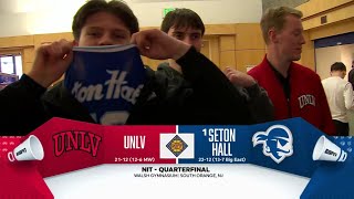 NCAAM 20240327 NIT Quarterfinal  UNLV vs 1 Seton Hall [upl. by Nitsirc861]