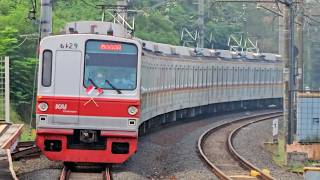 4K Stasiun Universitas Indonesia JR 205 Rheostatik VVVF TM 6000  Commuter Line Lin Bogor [upl. by Eberhard214]