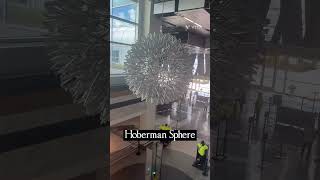 Hoberman Sphere breathing ​⁠libertysciencecenter NJ [upl. by Haidebez]