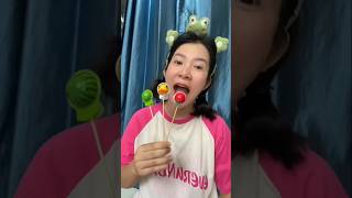 Candy sour eating 🤩🍡shorts comedy funny food mukbang viralvideo subscribe me [upl. by Sylirama]