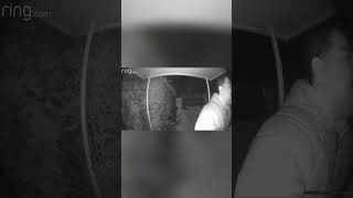 Doorbell Cam Captures Taxi Driver’s Sweet Gesture [upl. by Anayik33]